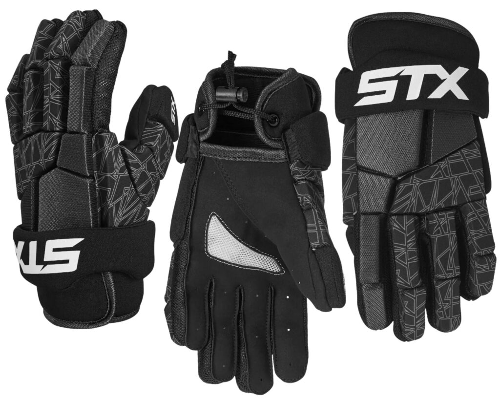 Equipment: Boys Lacrosse Gloves.