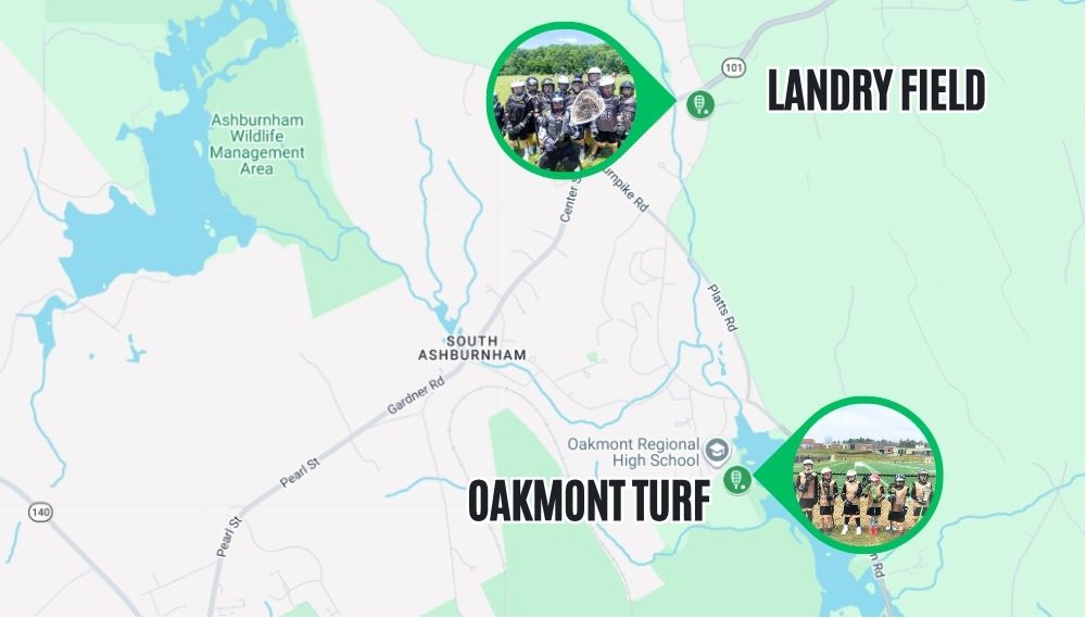 Sting Lax Game Venues.